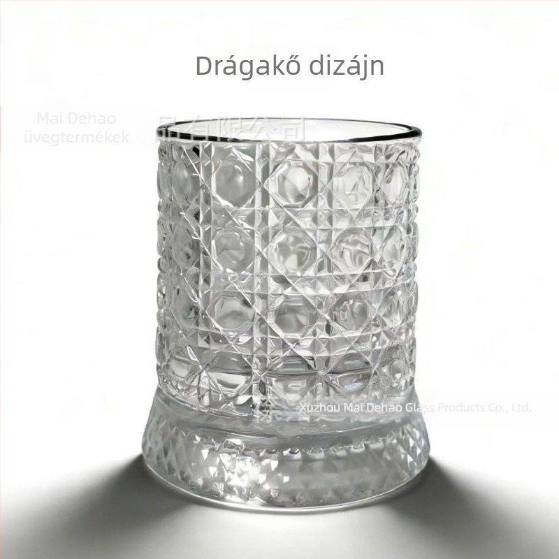 Forgó whisky pohár készlet – felújított, luxus otthoni használatra