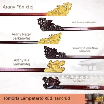 Tömörfából készült lámpásoszlop rekvizit templomi előadásokhoz