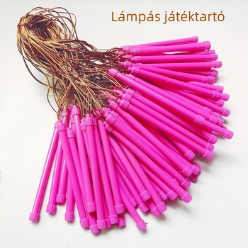 Műanyag kézi lámpatartó játék készlet, elektromos horgászbot, gyerekjáték, madárhorgató lógó rúd