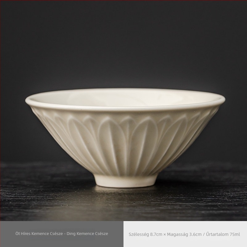 Öt híres kemencés porcelán teáskészlet ajándékdobozzal, mesteri csésze, kulturális és innovatív dizájn