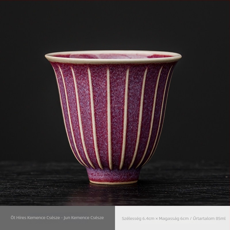 Öt híres kemencés porcelán teáskészlet ajándékdobozzal, mesteri csésze, kulturális és innovatív dizájn