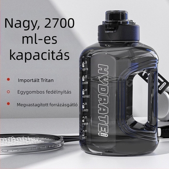 Nagy kapacitású víz‑palack, 2026-os új modell, férfi sportpalack, nagy méret, hőálló, nyári vizes palack
