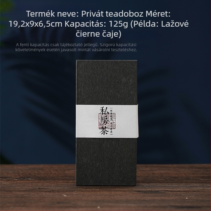 Tea csomagoló doboz, üres ajándékdoboz, karton doboz Pu'er teához