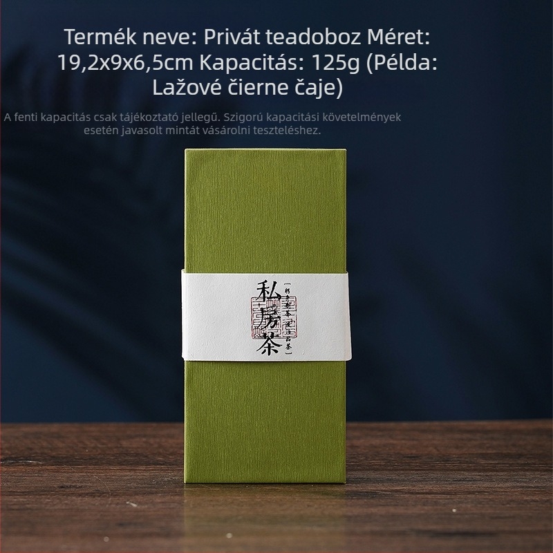 Tea csomagoló doboz, üres ajándékdoboz, karton doboz Pu'er teához