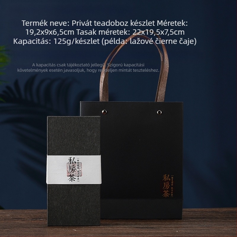 Tea csomagoló doboz, üres ajándékdoboz, karton doboz Pu'er teához