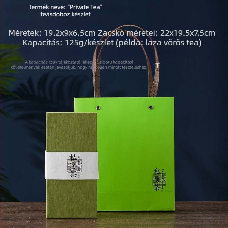 Tea csomagoló doboz, üres ajándékdoboz, karton doboz Pu'er teához