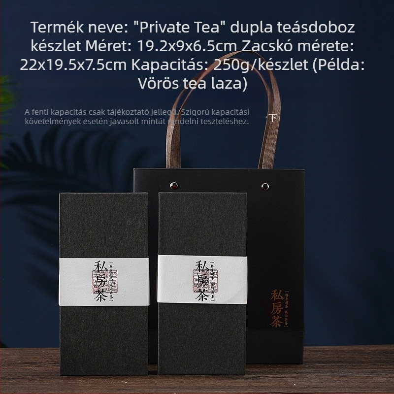 Tea csomagoló doboz, üres ajándékdoboz, karton doboz Pu'er teához