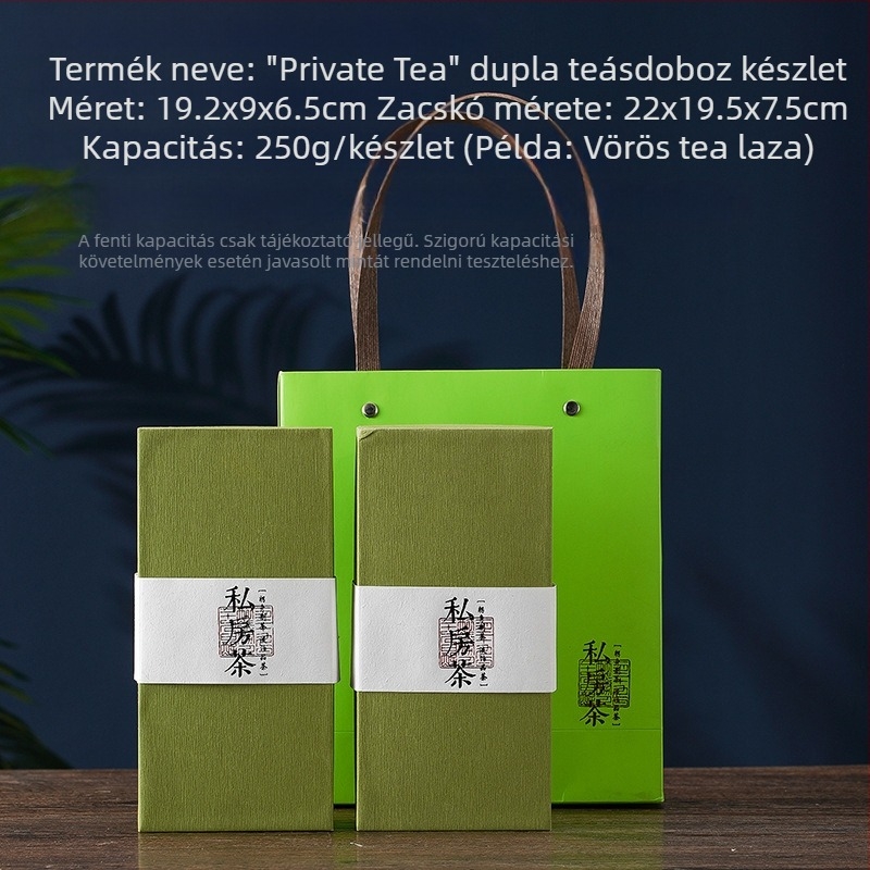 Tea csomagoló doboz, üres ajándékdoboz, karton doboz Pu'er teához