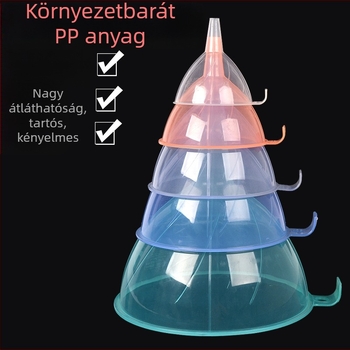Műanyag tölcsérkészlet – többfunkciós folyadéktölcsér, környezetbarát, szagtalan és nem mérgező