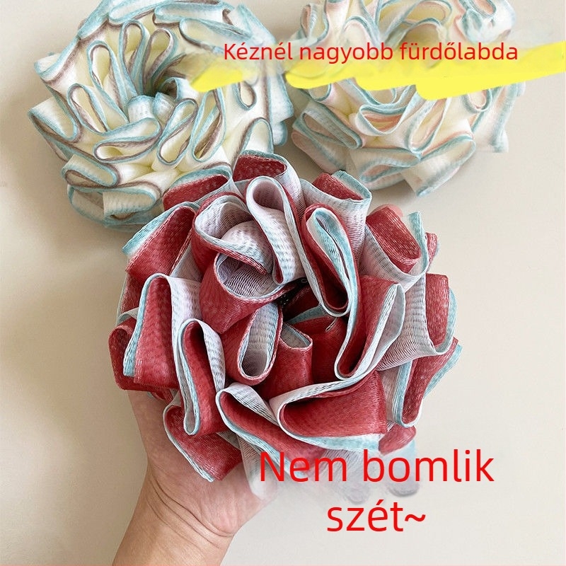Új, tartós fürdőgolyó – nagy méret, ideális zuhanyozáshoz és fürdéshez, radírozáshoz