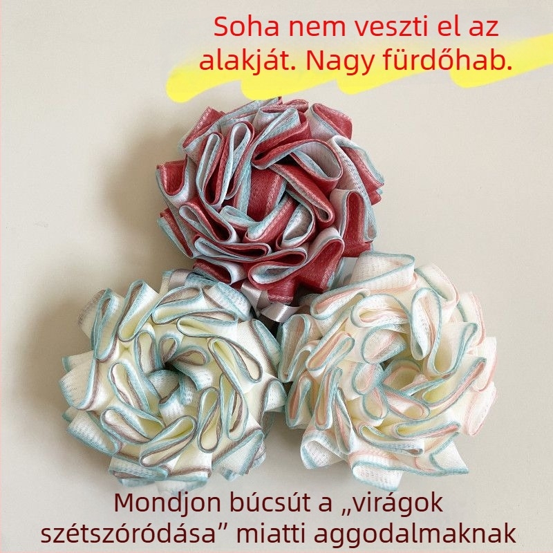 Új, tartós fürdőgolyó – nagy méret, ideális zuhanyozáshoz és fürdéshez, radírozáshoz