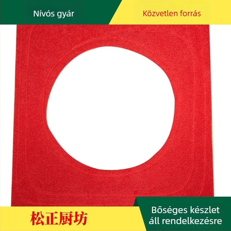 Vörös egylyukas gőzölő matrac, szivárgásmentes párnával és sarok tömítéssel, dupla rétegű textil
