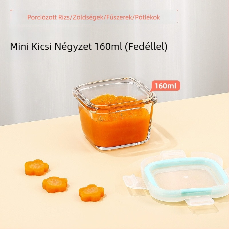 Cilock boroszilikát üvegből készült leves- és gyümölcs tál fedővel, mikrohullámú sütőben használható, 800–1000 ml