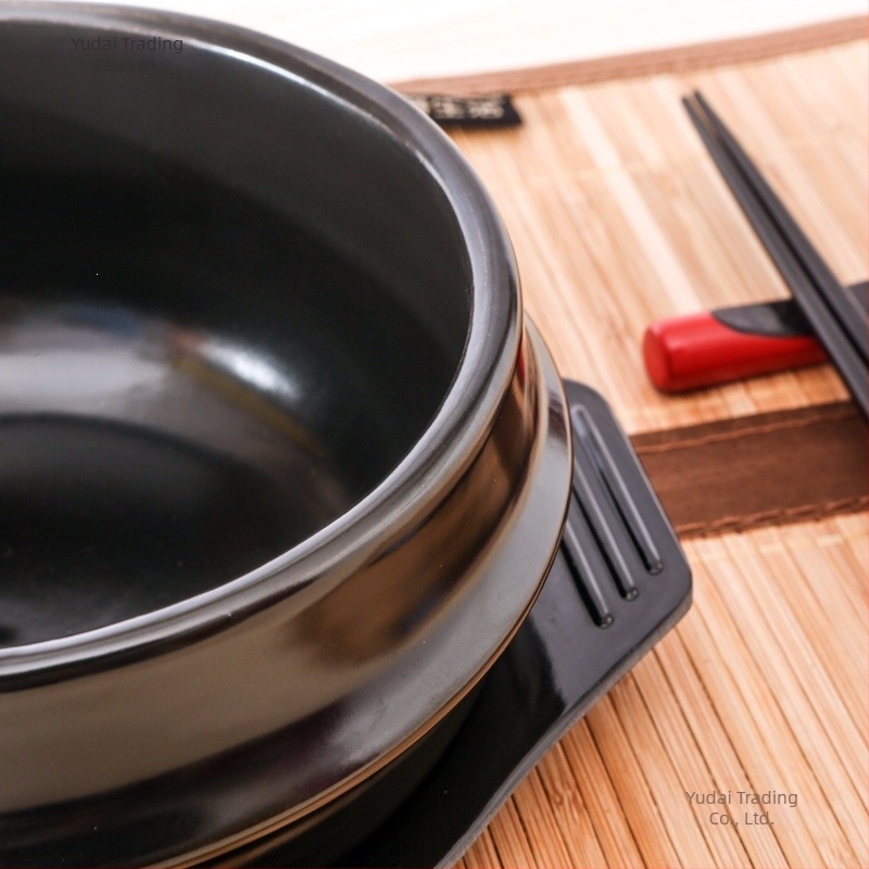 Bibimbap kőedény tál, kis egyszemélyes adaghoz – rizs és leves