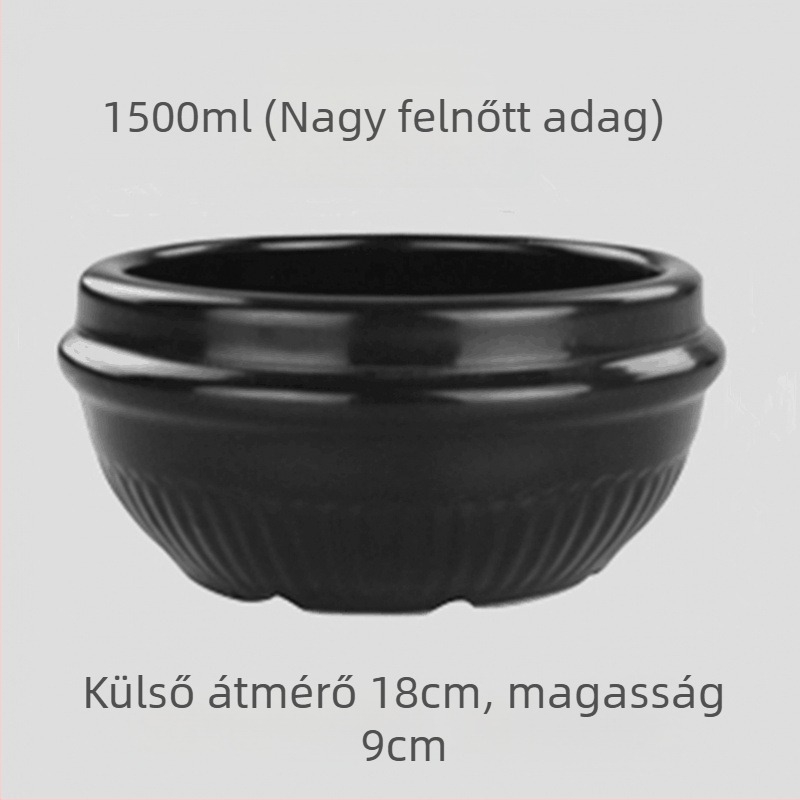 Bibimbap kőedény tál, kis egyszemélyes adaghoz – rizs és leves