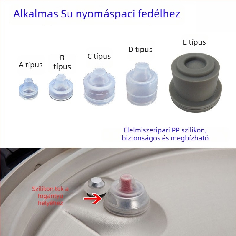 Midea/Supor nyomásos edényekhez: úszó szelep, fedél tömítése, önzáró szelepmag, kis gumigyűrű