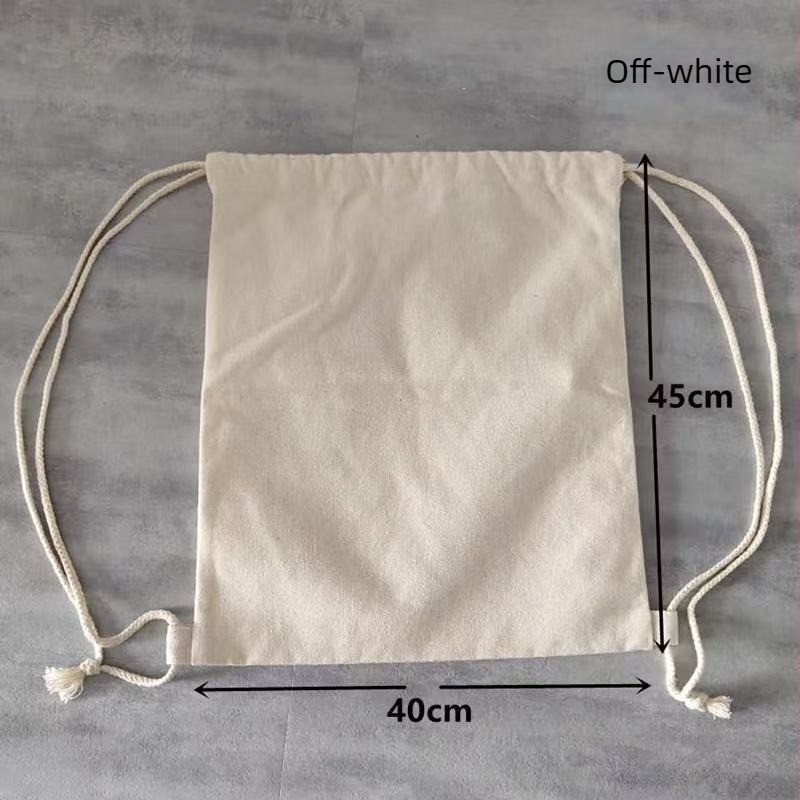 Új minimalist vászon hátizsák diákoknak, két vállpánttal, mindennapi használatra és utazáshoz