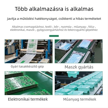 Ipari kompakt intelligens, magas frekvenciájú statikus eliminátor ionos levegőrúddal műanyag fóliás tasakok gyártására és nyomtatására