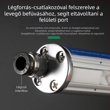 Ipari kompakt intelligens, magas frekvenciájú statikus eliminátor ionos levegőrúddal műanyag fóliás tasakok gyártására és nyomtatására