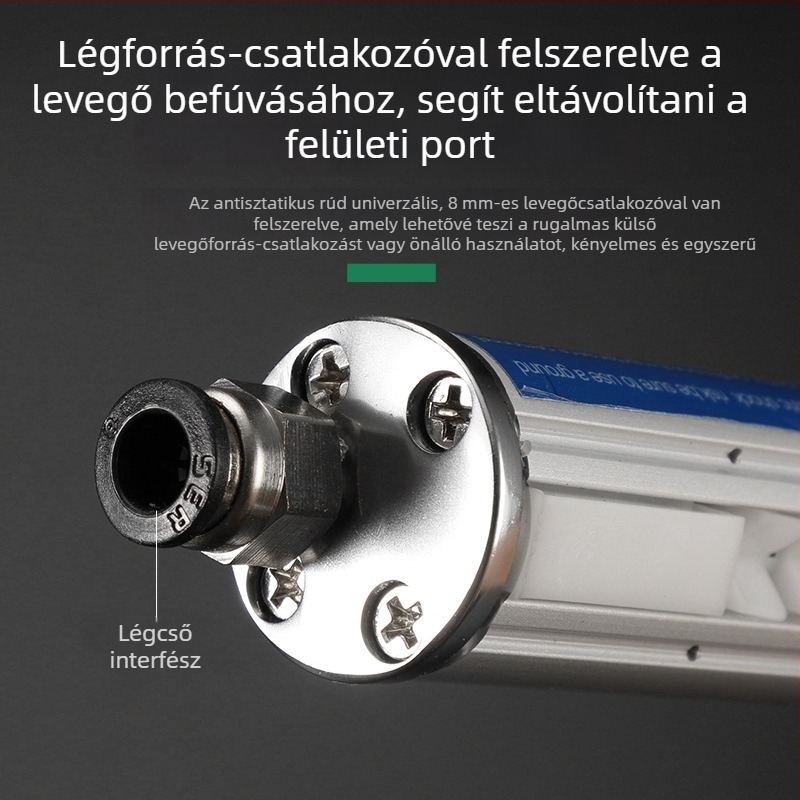 Ipari kompakt intelligens, magas frekvenciájú statikus eliminátor ionos levegőrúddal műanyag fóliás tasakok gyártására és nyomtatására