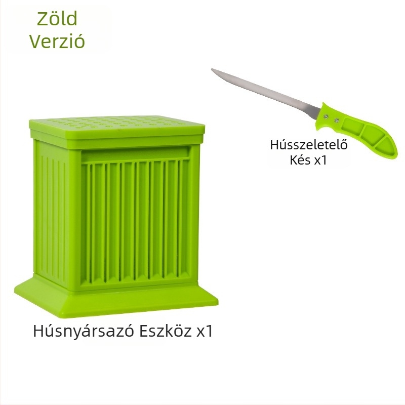 Grillnyárs eszköz, új modell, alkalmas golyó alakú húspogácsákhoz és kolbászokhoz, tiszta kezek