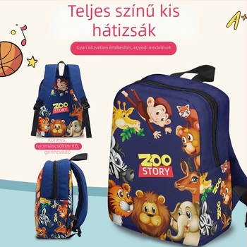 Kis méretű színes hátizsák űr témájú, uniszex, testreszabható