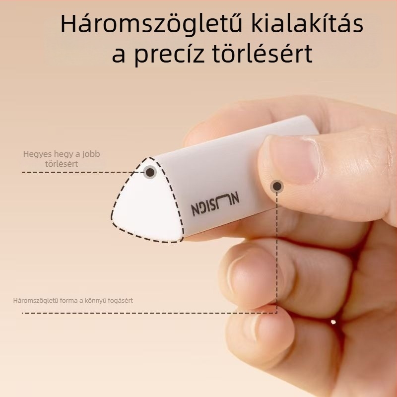 Deli NS151 Háromszög alakú radír porgyűjtővel általános iskolások számára