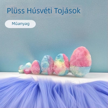 2024 új plüss húsvéti tojás – műanyag dekoratív, nyitható kapszulás tojás