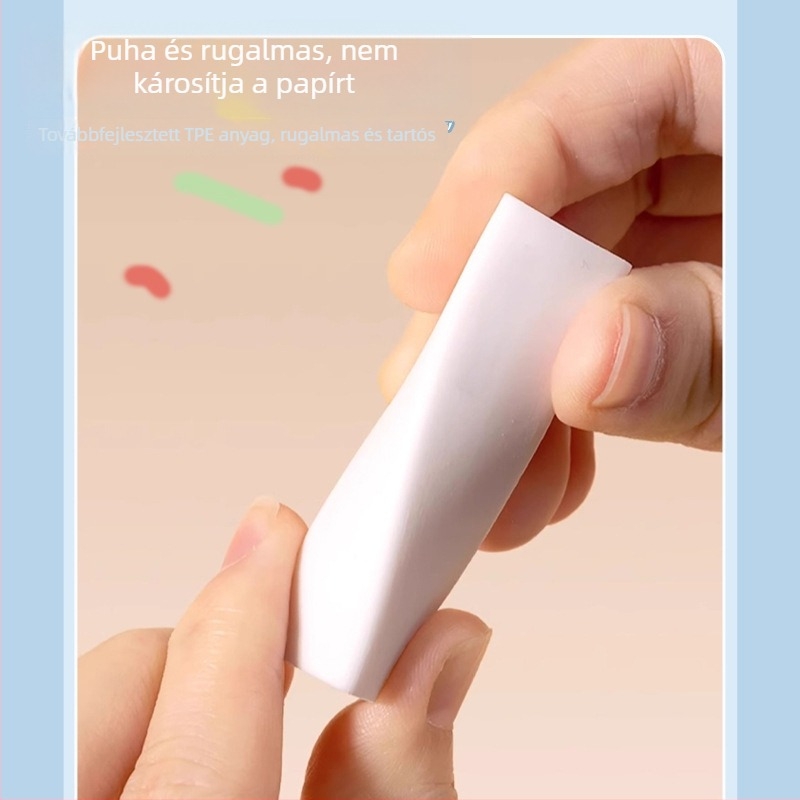 PVC háromszög radír művészeti tanulók számára — tiszta, nem hagy nyomot vagy maradékot, vázlatokhoz és rajzoláshoz