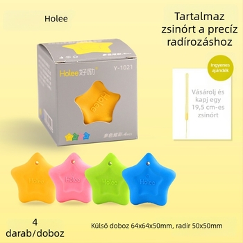 Ötágú csillag radír – tiszta törlés, nyom nélkül, 6–18 éveseknek, uniszex