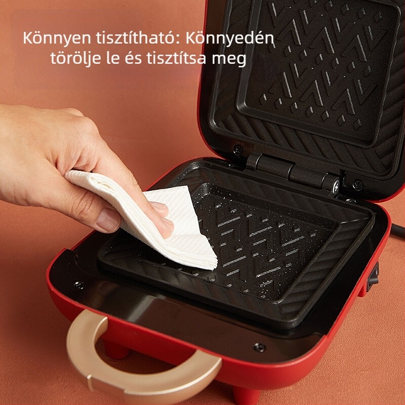 Bear SMZ-B05N1 Multifunkcionális reggeli készülék: szendvicssütő, kenyérsütő és kétoldalas elektromos grill