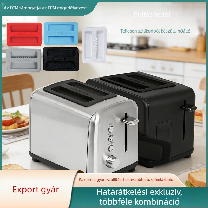 Szilikon porvédő felsőfedél kenyérsütőhöz, pirítóhoz és grillhez - otthoni használatra