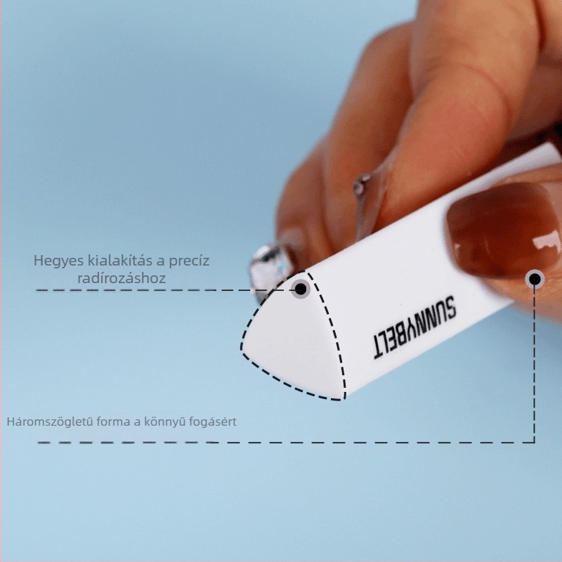 Schneider háromszög radír, rugalmas PVC, 68 g, rajzoláshoz és iskolai használatra