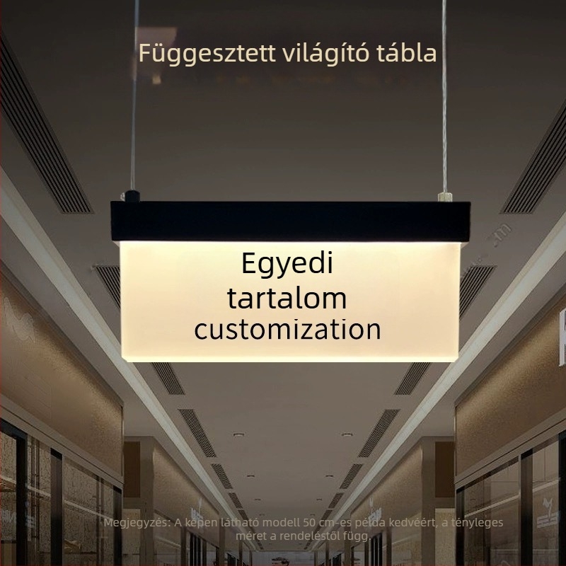 Bevásárlóközponti világító jelzőtáblák a biztonságos útvonalhoz: mosdó, kilépés, lift útmutató, ajtó- és helyiségszám táblák