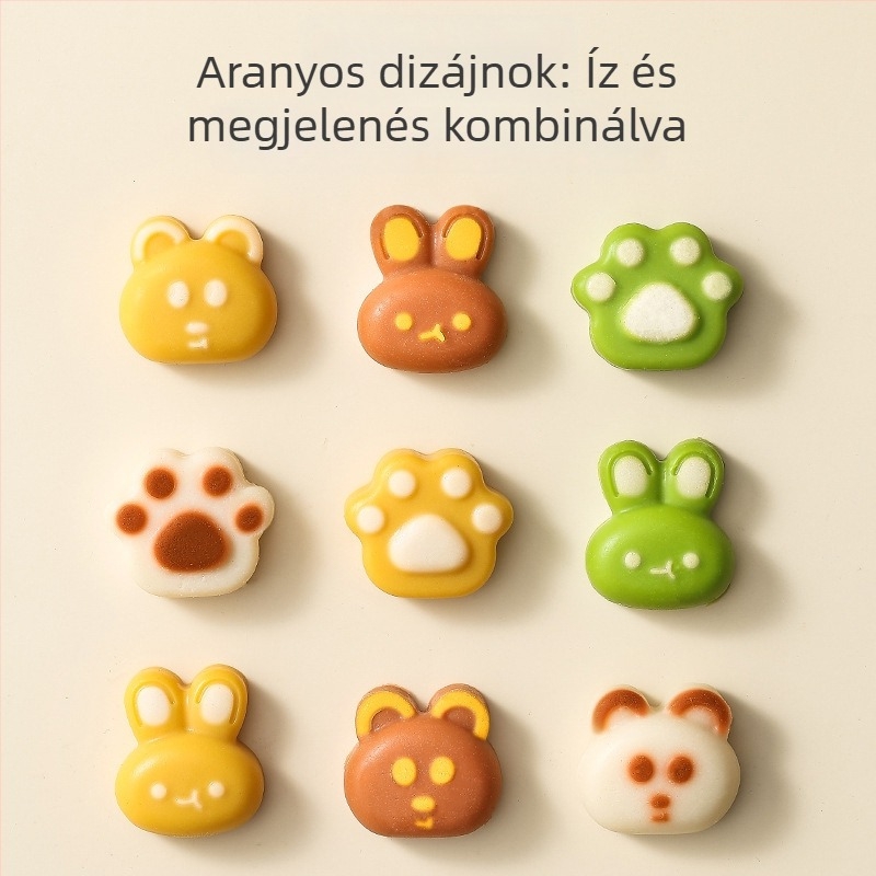 Élelmiszer-minőségű szilikon forma gőzölt süteményekhez babás karikatúra motívumokkal, hőálló, rizses süteményekhez és süteményekhez