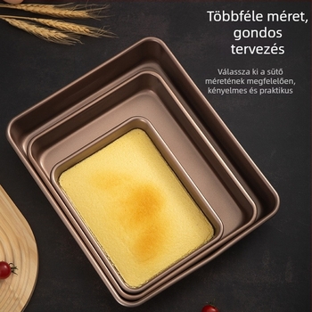 D sütőedény ősrégi tiramisu formával – tapadásmentes, tepsi kekszhez és kenyérhez, sütőeszköz, testreszabás