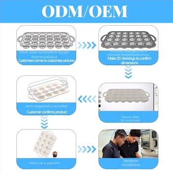 9 darabos szilikon sütemény forma hosszú hullámos csíkokkal, 3D mousse, francia mousse sütéséhez