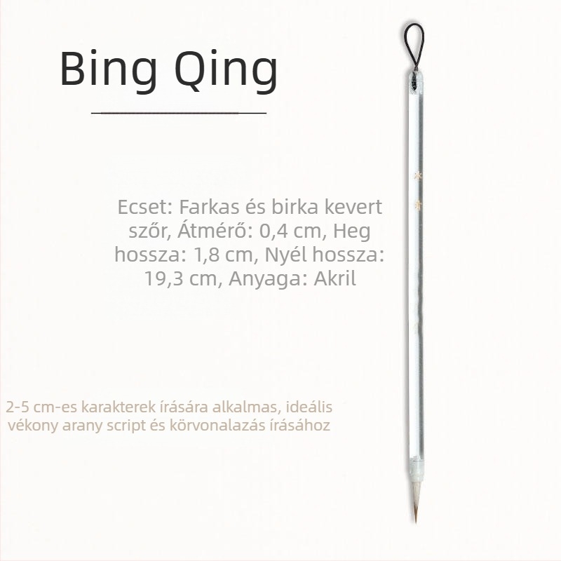Kezdőknek szóló ecsetkaligráfia gyakorlófüzet Slim Gold Script stílusban: vonások, radikális részek és ecsetvonások kontrollja