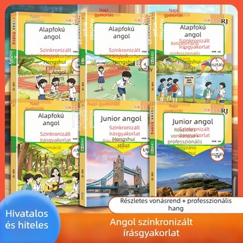 2026-os kiadás: Általános iskolai angol írásgyakorlat könyv, 3–8. osztály, 2. kötet, fél-kursív írás, kiadás: People's Education Press