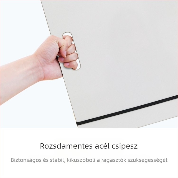Kétoldalas vízálló fehér tábla diákok számára, könnyen törölhető, hordozható