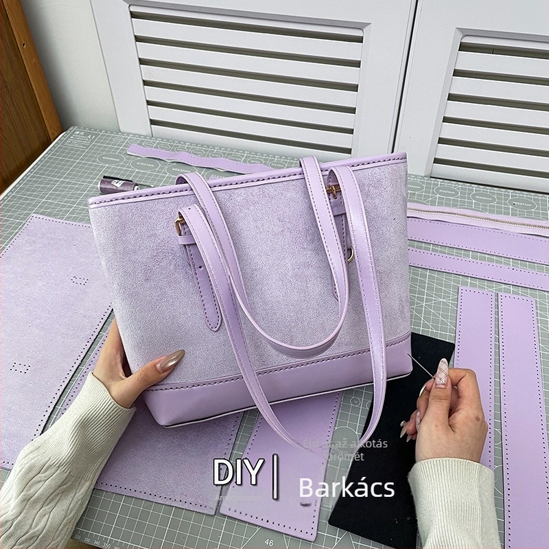 Leopárd mintás retro kézzel készített női bucket táska, nagy kapacitású válltáska, DIY anyag táska, tavasz 2026