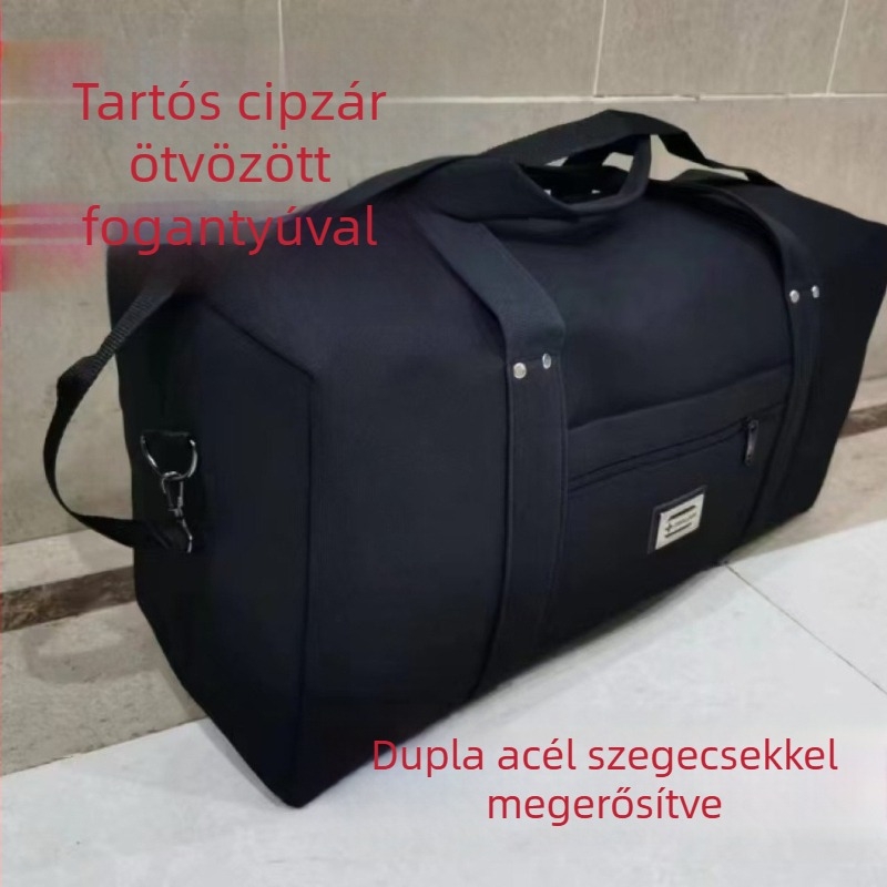 Retro stílusú nagy kapacitású vászontáska utazáshoz, uniszex, praktikus rövid utazásokhoz és üzleti útokra