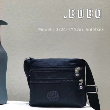 Női több rekeszes crossbody táska Oxford anyagból, vízálló, kompakt függőleges négyszögletes formájú, mindennapi használatra
