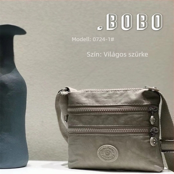 Női több rekeszes crossbody táska Oxford anyagból, vízálló, kompakt függőleges négyszögletes formájú, mindennapi használatra