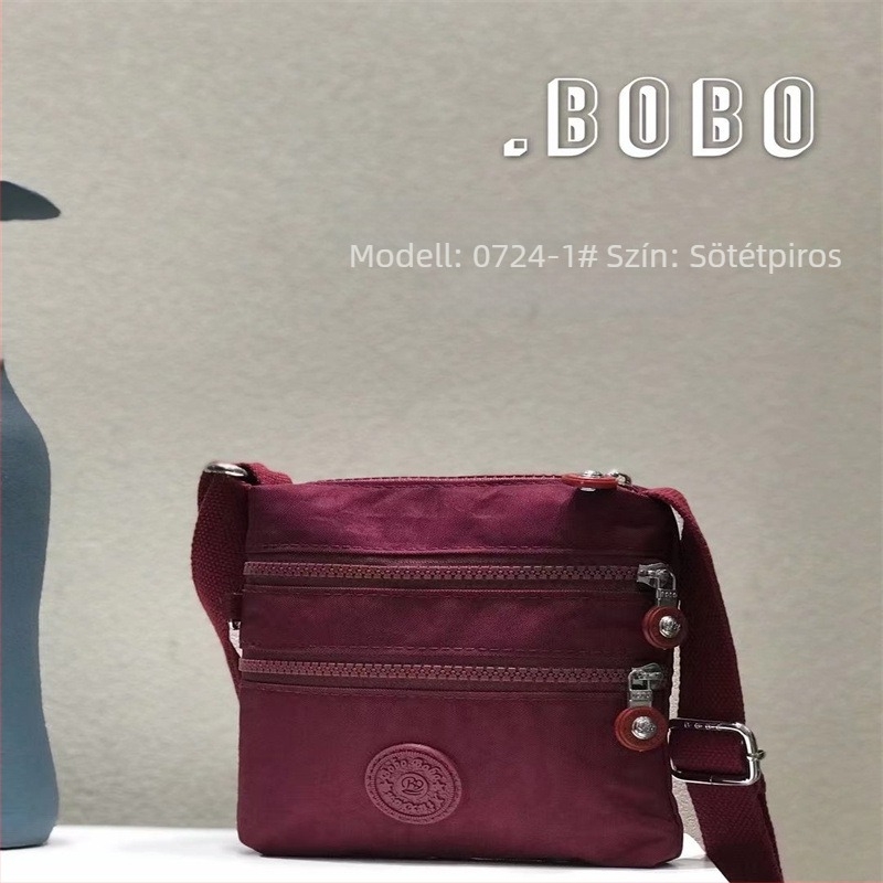 Női több rekeszes crossbody táska Oxford anyagból, vízálló, kompakt függőleges négyszögletes formájú, mindennapi használatra