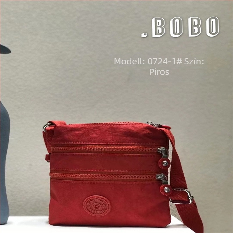 Női több rekeszes crossbody táska Oxford anyagból, vízálló, kompakt függőleges négyszögletes formájú, mindennapi használatra