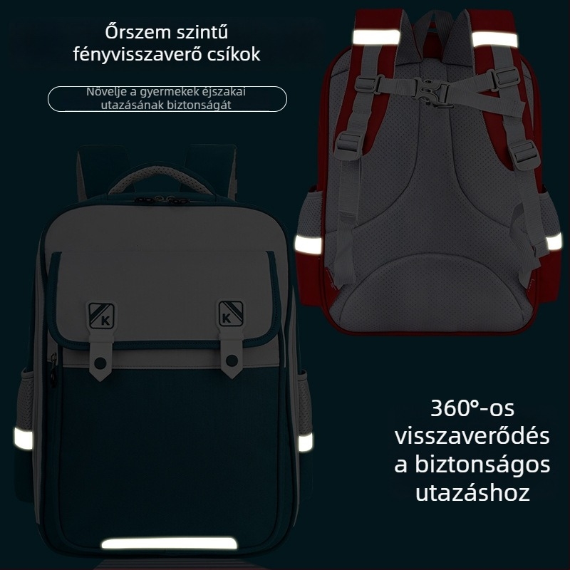 Személyre szabott általános iskolás hátizsák logónyomással, könnyített és gerinckímélő gyerek hátizsák szöveges nyomtatással