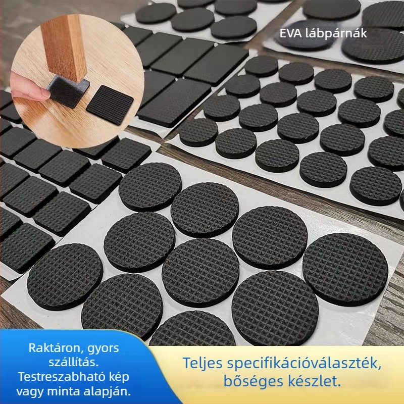 EVA habos talpbetét, csúszásmentes, ütéscsillapító, vízálló és hangszigetelő, önragasztó