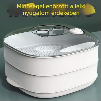 Mikrohullámú sütőhöz való gőzölő doboz otthoni használatra – vízálló gőzölő tál és melegítő tartály
