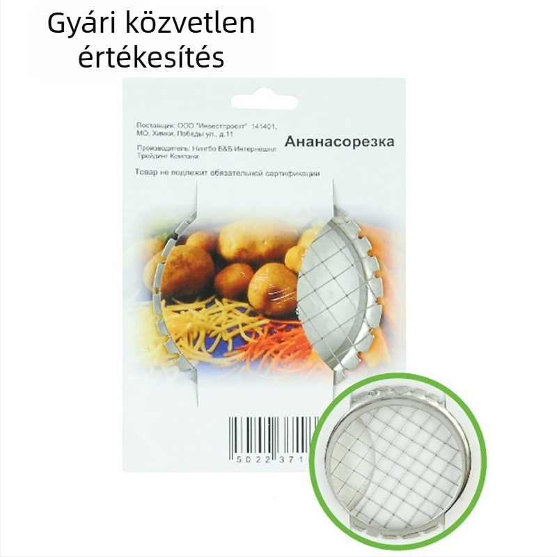 Multifunkcionális konyhai vágóeszköz julienne szeletelővel és tojásvágóval